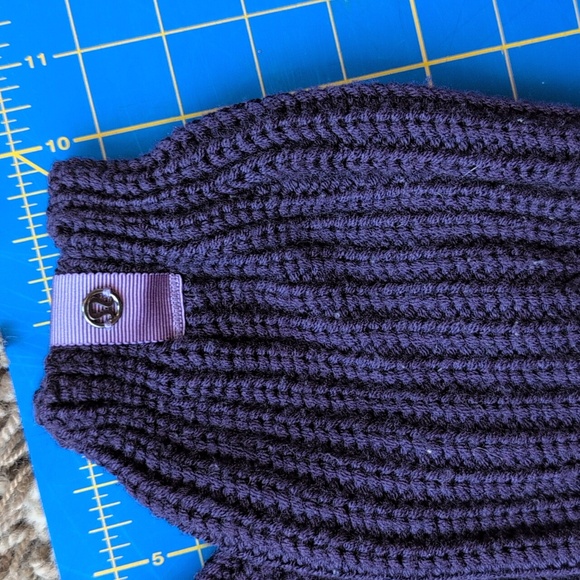 Lululemon, dark Purple Knit Leg Warmers - Picture 3 of 6